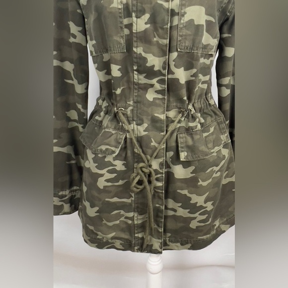 NWoT UNIVERSAL THREAD goods co. Hooded Army utility jacket w adjustable waist - Picture 10 of 13